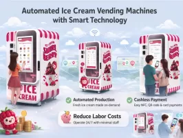 Automatic Ice Cream Vending Machine Business: come la tecnologia intelligente riduce i costi del lavoro